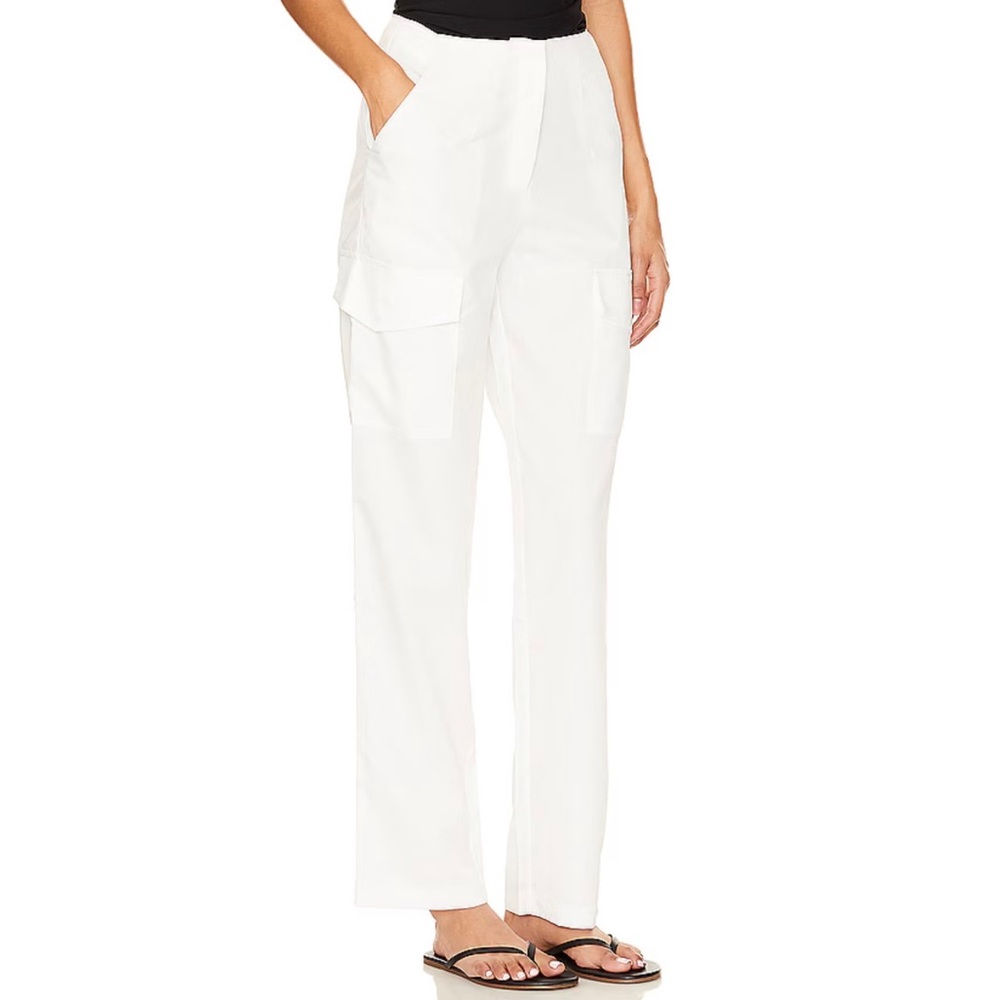 NWT Superdown Kimmy Cargo Wide Leg Pants Sz S - Indigo Off-White (Revolve)